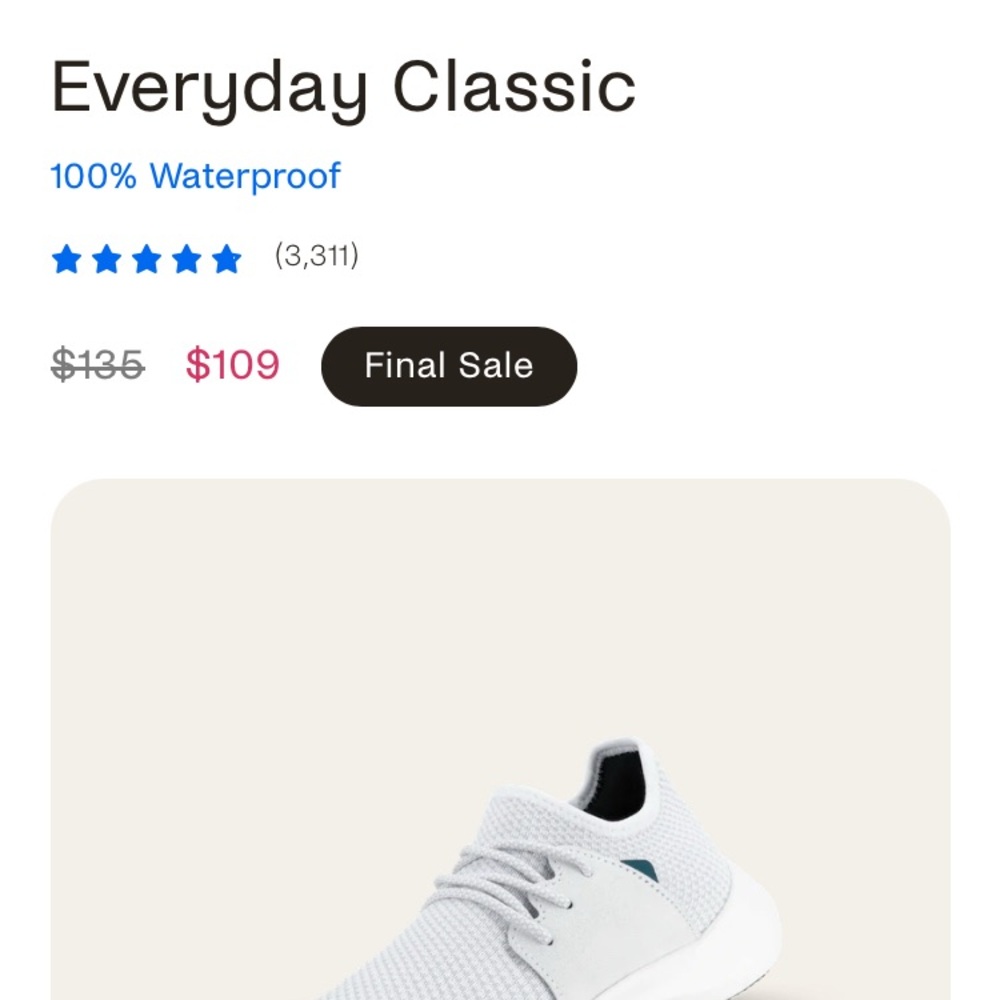 Vessi Everyday Classic White Sneakers